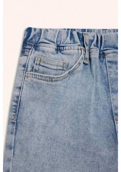 Defacto Erkek Çocuk Balloon Fit Düz Paça Jean Pantolon F3378a825aunm28 Mavi
