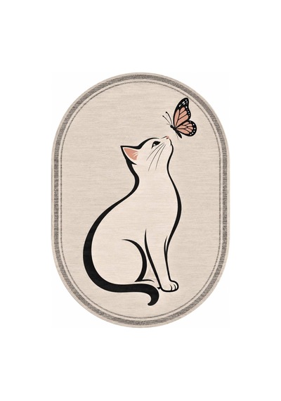 Pati Dostu Kedi Desenli Dijital Baskı Pamuk Dokuma Kaymaz Taban Salon Halısı Ve Çocuk-genç Odası Oval Krem 923552561 Oval Krem Pati Dostu Kedi Desenli Dijital Baskı Pamuk Dokuma Kaymaz Taban Salon Halısı Ve Çocuk-genç Odası Oval Krem 923552561 Oval Krem
