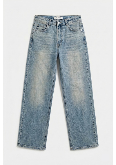 Itsbasic Kadın T.kot Rengi 4s6-32 Straight Fit Yüksek Bel Komfort Kumaş Denim Jean Itsbasic Kadın T.kot Rengi 4s6-32 Straight Fit Yüksek Bel Komfort Kumaş Denim Jean