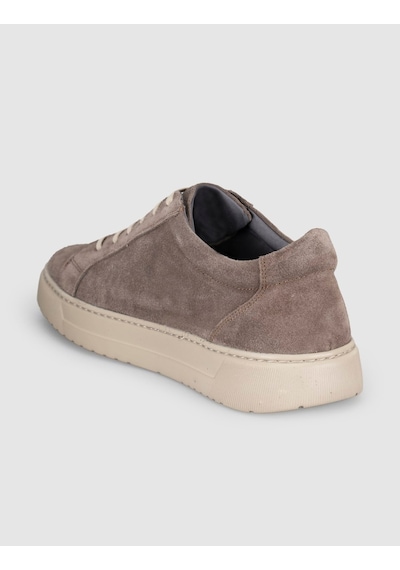 Cabani Erkek Vizon Hakiki Süet Deri Sneaker Ayakkabı