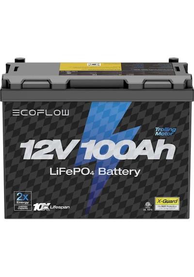 EcoFlow - Lityum 12V 100Ah Derin Döngülü Deniz Trolling Motor Aküsü