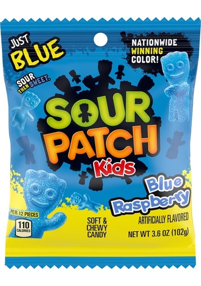Sour Patch Kids Blue Raspberry Candy 102 G