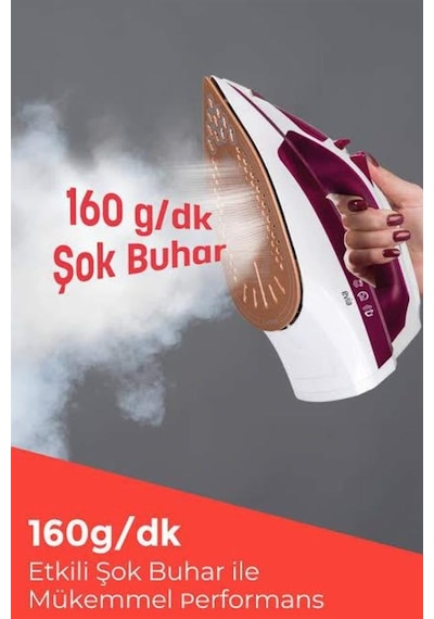 2200w Seramik Kaplama Estetik Tasarımı 360 Derece Dönebilir Kablosu Yeni Nesil - Lisinya
