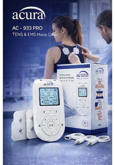 Çift Kanallı Tens Cihazı Pro Ac-933