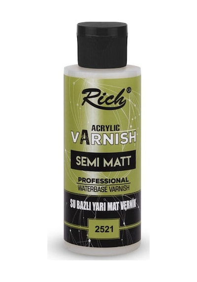 Rich Su Bazlı Yarı Mat Vernik 120Cc N11.4567