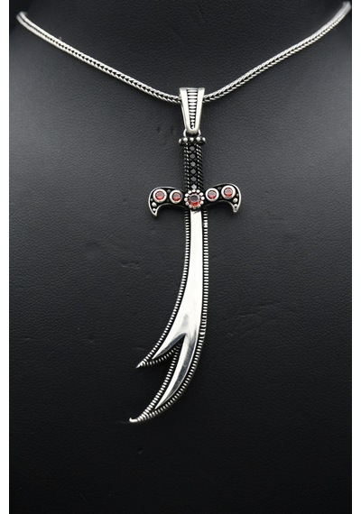 Prestij Gümüş Zülfikar 925 Ayar Gümüş Kolye