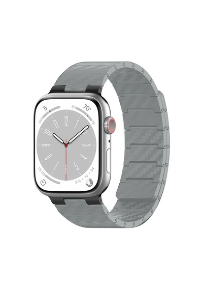 Apple Watch Uyumlu45mm Carbon Steel Kordon Saat Değildir - Yıldız Işığı