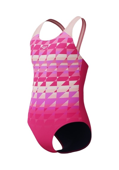 Speedo Speedo Prnt Splashback Jf Pink Kız Çocuk Pembe Mayo Ma
