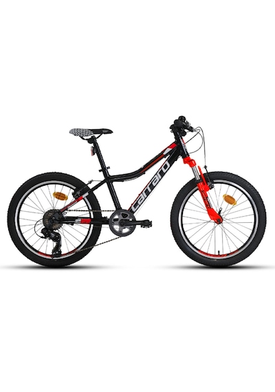 Carraro Speed 200 20 Jant 7 Vites V-fren Çocuk Bisikleti / Siyah Kırmızı Beyaz Beyaz - Siyah - Kırmızı