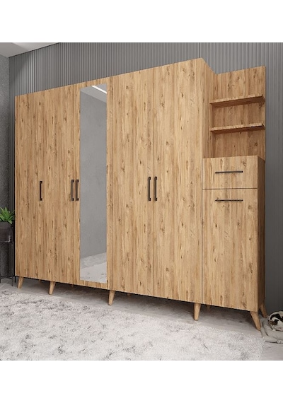 Açelya Portmanto Vestiyer M7 210 Cm Çam