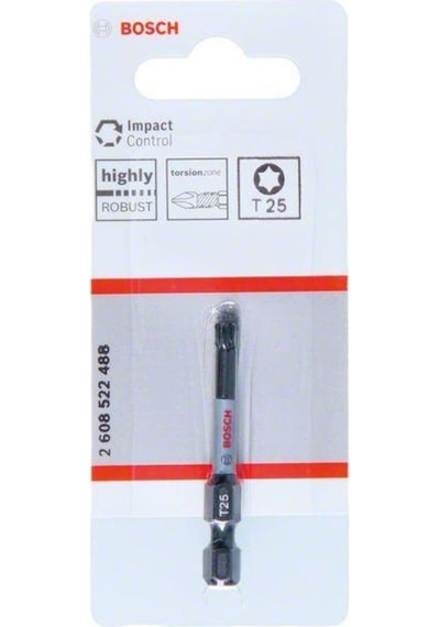 Bosch Impactc Torx Bits Ucu T25x50 Mm 1'li 2608522488