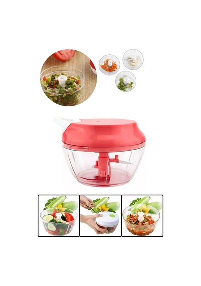 Mini Ipli El Rondosu Rende Sebze Doğrayıcı Blender Pembe