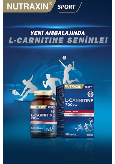 Nutraxin L-carnitine 60 Kapsül 2 Adet
