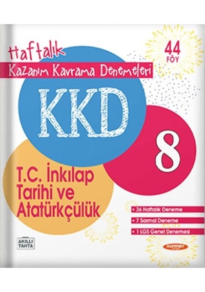 8 Sınıf Tc Inkılap Tarihi Kazanım Kavrama Denemeleri Kurmay Yay
