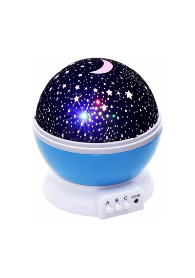 Renkli Yıldızlı Gökyüzü Projeksiyon Gece Lambası Pilli Ve Usb Kablolu Standart 18184586
