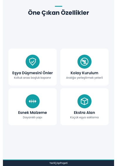 Araç Koltuk Arası Boşluk Doldurucu Düzenleyici 1 Çift