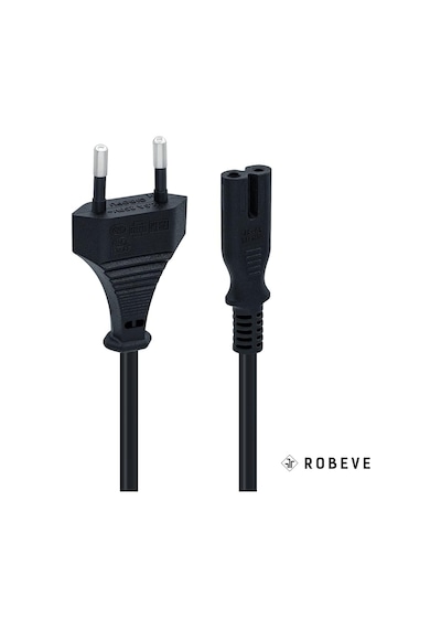 Lexroo Ps3 / Ps4 / Ps5 / Xbox Series S-x Uyumlu Güç Kablosu 1.5 Metre 2pin Güç Kablosu Projeksiyon Standart