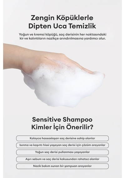 Hassas Saç Derisi İçin Nazik Bakım Sağlayan Şampuan Mılk Baobab Sensitive Shampoo Damask Rose Tüm Saç Tipleri