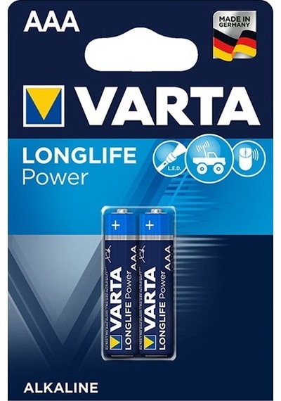 Hd Giyim - Varta Longlıfe Power Alkalin Aaa İnce Kalem Pil 2li P