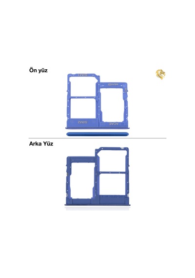 Samsung Galaxy A31 Sim İç Yuvası Çiftli İle Uyumlu Mavi Çiftli Sim Yuvası İkili Sim Tepsisi Çiftli S