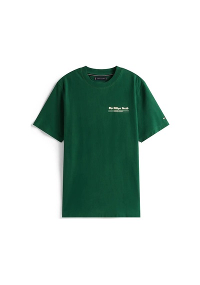 Tommy Hilfiger Hılfıger Herald Back, L6k Yeşil Erkek T-shirt