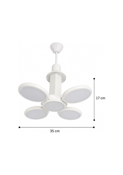 60w Ufo 4+1 Kanatlı Led Ampul, E27 Duy, 6500k Beyaz Işık, 5400 Lümen Diğer