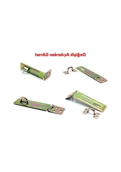 Metal Askı Aparatı - 25 Mm Menteşeli Kilit Seti 2'li