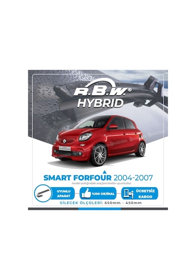 Smart Forfour Ön Silecek Takımı (2004-2007) RBW Hibrit