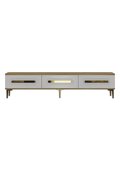 Tsa1806dbg - Rany Tsa180 Tv Stand, Tv Sehpası Ve Tv Ünitesi Safirmeşe-beyaz-gold 180cm Tsa1806dbg - Rany Tsa180 Tv Stand, Tv Sehpası Ve Tv Ünitesi Safirmeşe-beyaz-gold 180cm