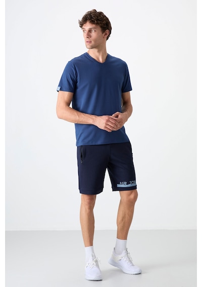 Air Jones Tommy Life Albie İndigo Standart Kalıp Erkek Şort - 81241 İndigo