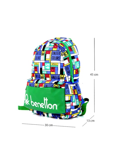 United Colors of Benetton Laptop Bölmeli Sırt Çantası 2 Bölmeli 76119 Çok Renkli