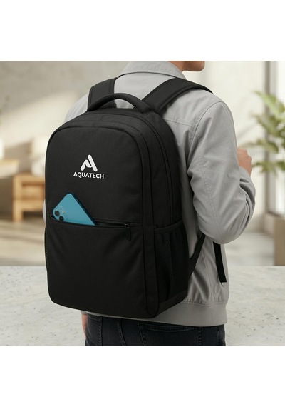 Bybars Laptop Sırt Çantası Siyah İç Bölmeli Bilgisayar Çantası 15.6 İnç Uyumlu Günlük, Okul, İş Ve Seyahat İçin Çok Bölmeli Unisex Sırt Çantası