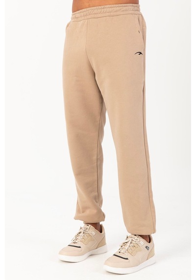 Maraton Sportswear Oversize Erkek Lastik Paça Basic Açık Vizon Eşofman Altı 22398-açık Vizon Açık Vizon