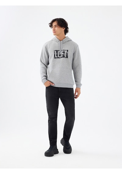 Regular Fit Erkek Sweatshirt Gri