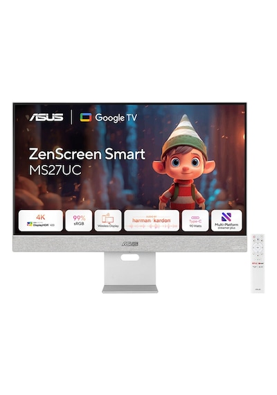 Asus Zenscreen Smart Ms27uc 27 İnç 60hz 5ms 4k Uhd Ips Monitör Asus Zenscreen Smart Ms27uc 27 İnç 60hz 5ms 4k Uhd Ips Monitör