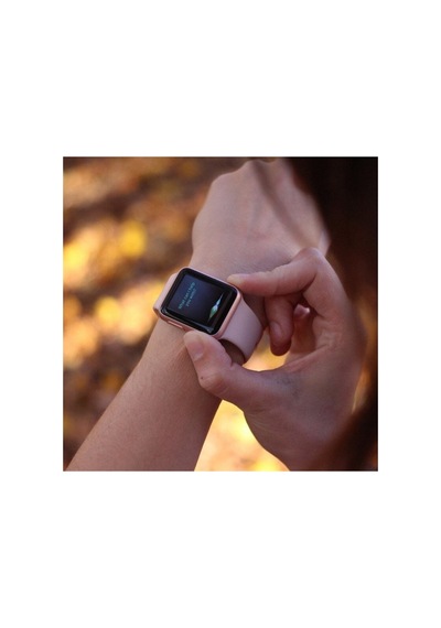 Apple Watch Uyumluseries 8 45mm Kordon, Silikon Spor Kırmızı
