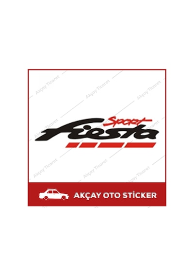 Fiesta Sport Sticker Fiesta Sticker Oto Sticker Araba Sticker