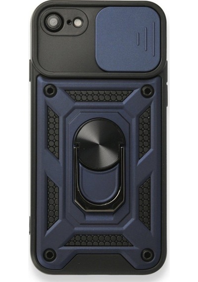 Apple Uyumlu iPhone Se 2020 Kilif Tank Aramid Sürgülü Vega Yüzüklü 526364338