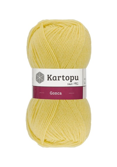 Kartopu Gonca El Örgü İpi 100 Gr K330 Açık Sarı Genel