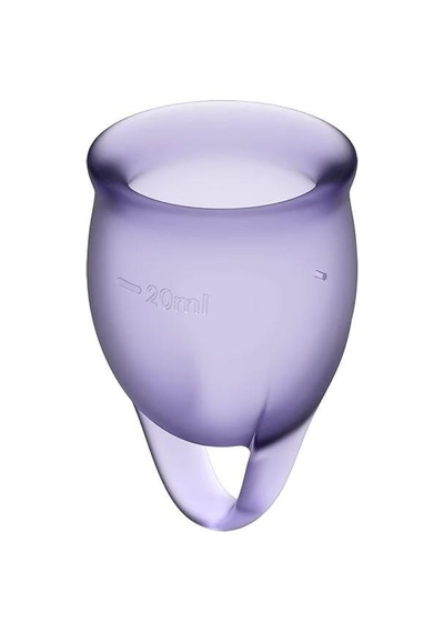Satisfyer Feel Confident Menstrual Cup Lila