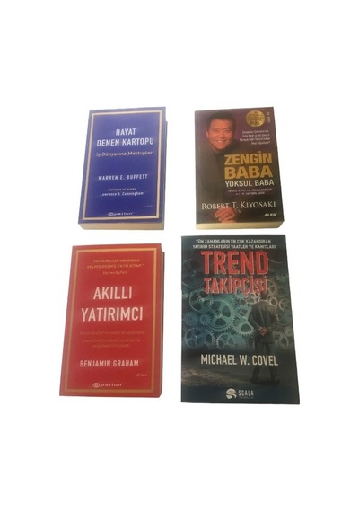 Akıllı Yatırımcı + Hayat Denen Kartopu + Zengın Baba Yoksul Baba + Trend Takıpcısı 4 Set