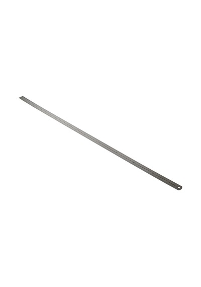 Kraf Çelik Cetvel 100 CM Inch Ölçülü 500G Metal