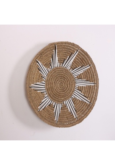 Doğal Rafya Duvar Tabağı 50 Cm