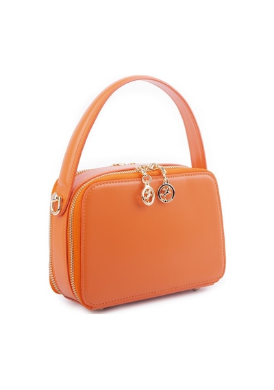 Nas Bag Kadın Mini El Ve Çapraz Çanta Turuncu En:20 Boy :15 Turuncu