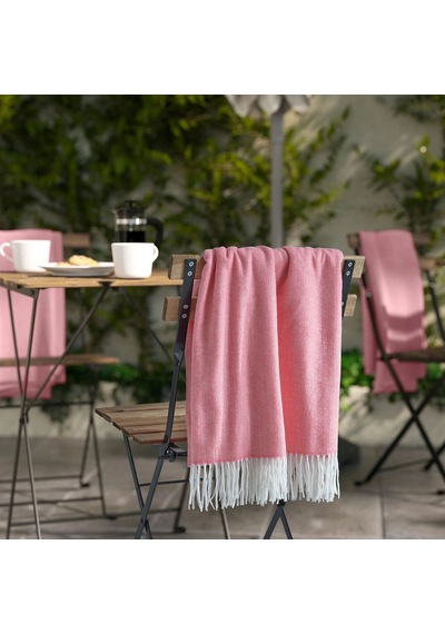 Ikea Holmvı Polar Koltuk Örtüsü Tek Kişilik 120 X 160 Cm Pembe