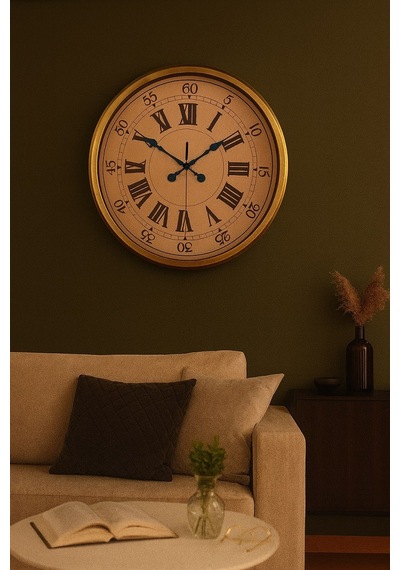 Büro Ev Ofis Hediyesi İçin 52cm Retro Metal Stil Duvar Saati Diğer
