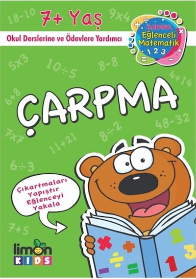 Limon Kids - Eğlenceli Matematik Çarpma 7+ Yaş