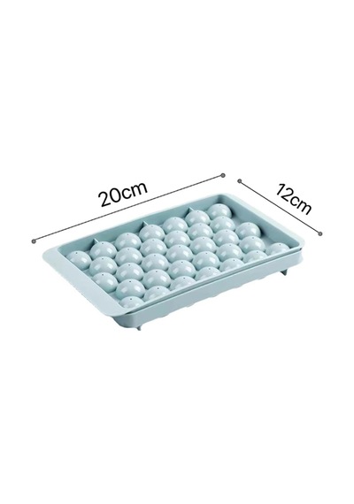 33 Hazneli Küre Buz Kalıbı Kokteyl 12-20cm Ebat 2'li 20 X 10 Plastik Tr Turkuaz/pembe Elde Yıkanmalı Diğer