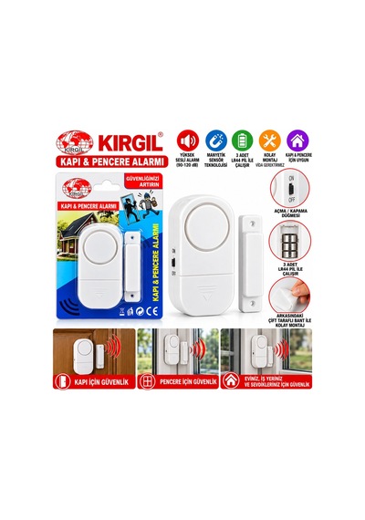 Kırgıl Ld-9806 Kısa Kapı Ve Pencere Alarmı- 20'li Paket