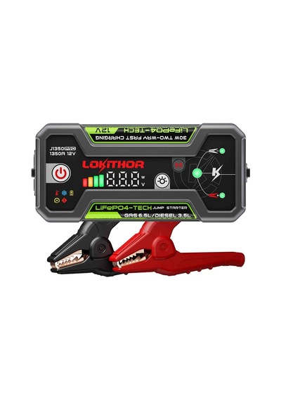 Lokithor J1350pro 12v 1350amp Lifepo4 Akıllı Akü Takviye + Powerbank + Led Lamba Fr J1350pro